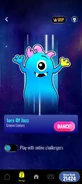 Just Dance Now coach selection screen (2024 update, phone)