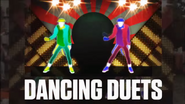 En un avance de Just Dance 2 se ve al bailarín demostrando el nuevo modo Dúo con distintos colores.