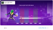 Just Dance 2019 coach selection screen (camera)