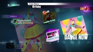 Just Dance 2015 routine selection screen