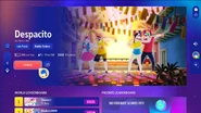 Just Dance 2025 Edition info menu