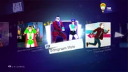 Gangnam Style on the Just Dance 2014 menu