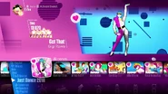Got That on the Just Dance 2018 menu (8th-gen)