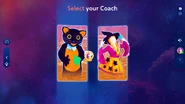 Just Dance 2024 Edition coach selection screen