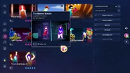The Master Blaster on the Just Dance 2023 Edition menu