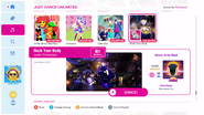 Rock Your Body on the Just Dance 2021 menu