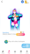 Just Dance Now coach selection screen (2020 update, phone)