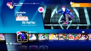 Till I Find You on the Just Dance 2018 menu