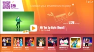 Hit ’Em Up Style (Oops!) on the Just Dance Now menu (2017 update, computer)