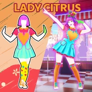 Lady Citrus on a promotional image with her latest appearance