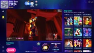 Lacrimosa on the Just Dance Now menu (2024 update, computer)