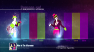 Just Dance 2016 coach selection screen