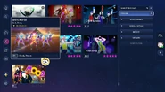 Dark Horse on the Just Dance 2023 Edition menu