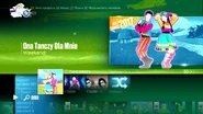 Ona tańczy dla mnie on the Just Dance 2017 menu