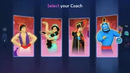 Just Dance 2023 Edition coach selection screen
