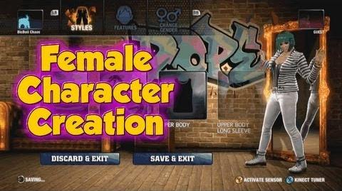 The Hip Hop Dance Experience - Female Character Creation Wardrobe Mode