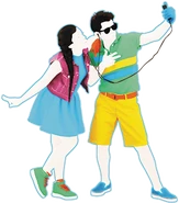 The album coach seen in The Art of Just Dance (10th Anniversary Edition)