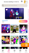 Gangnam Style on the Just Dance Now menu (2020 update, phone)