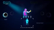 Just Dance 3 coach selection screen (Classic, Xbox 360)