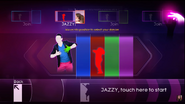 Just Dance 4 coach selection screen (Xbox 360)