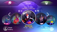 Marcia Baila on the Just Dance 3 menu (Wii/PS3)