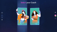 Just Dance 2023 Edition coach selection screen