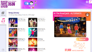 Hit The Road Jack (Line Dance Version) on the Just Dance Now menu (2020 update, computer)