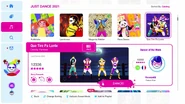 Quetirepalante jd2021 menu.png (2.4 MB) Que Tire Pa Lante on the Just Dance 2021 menu