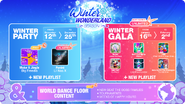 Season 1: Winter Wonderland schedule