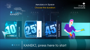Aerobic jd4 duramenu wii.png (788 KB) Just Dance 4 duration selection screen (Wii/PS3/Wii U)