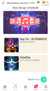 Just Dance Now release newsfeed (along with Soy Yo (Snake Version))