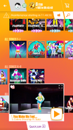 You Make Me Feel... on the Just Dance Now menu (2017 update, phone)