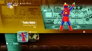 Funky Robot on the Just Dance 2018 menu