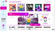 Happy on the Just Dance 2019 menu (Classic)