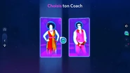 Just Dance 2023 Edition coach selection screen