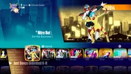 Nitro Bot on the Just Dance 2018 menu