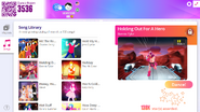 Holding Out for a Hero on the Just Dance Now menu (2020 update, computer)