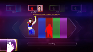 Just Dance 4 coach selection screen (Xbox 360)