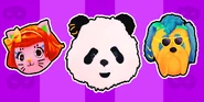 Panda’s head on the icon for the playlist "Just Dancers in Disguise" (along with the heads of Kitta and Dibby Dibby Sound (P2))