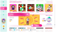 Extreme Version on the Just Dance 2020 menu