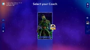 Just Dance 2025 Edition coach selection screen