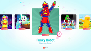 Funky Robot on the Just Dance 2020 menu (Kids Mode)