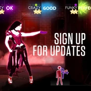 Lilith on a post encouraging fans to sign up for updates to win prizes