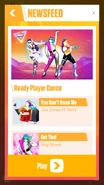 Newsfeed for the "Ready Player Dance" playlist