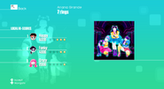 Just Dance 2020 routine selection screen (Wii)