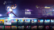 Animals (Community Remix) on the Just Dance 2016 menu