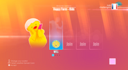 Just Dance 2018 coach selection screen (7th-gen)