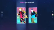 Just Dance 2023 Edition coach selection screen