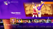Mugsy Baloney on the Just Dance 2018 menu