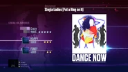 Just Dance 2017 routine selection screen